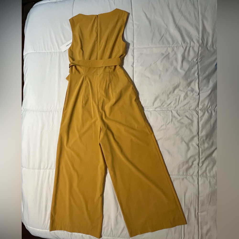 Calvin Klein Mustard Yellow Jumpsuit - Picture 6 of 8